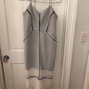 Crochet overlay dress
